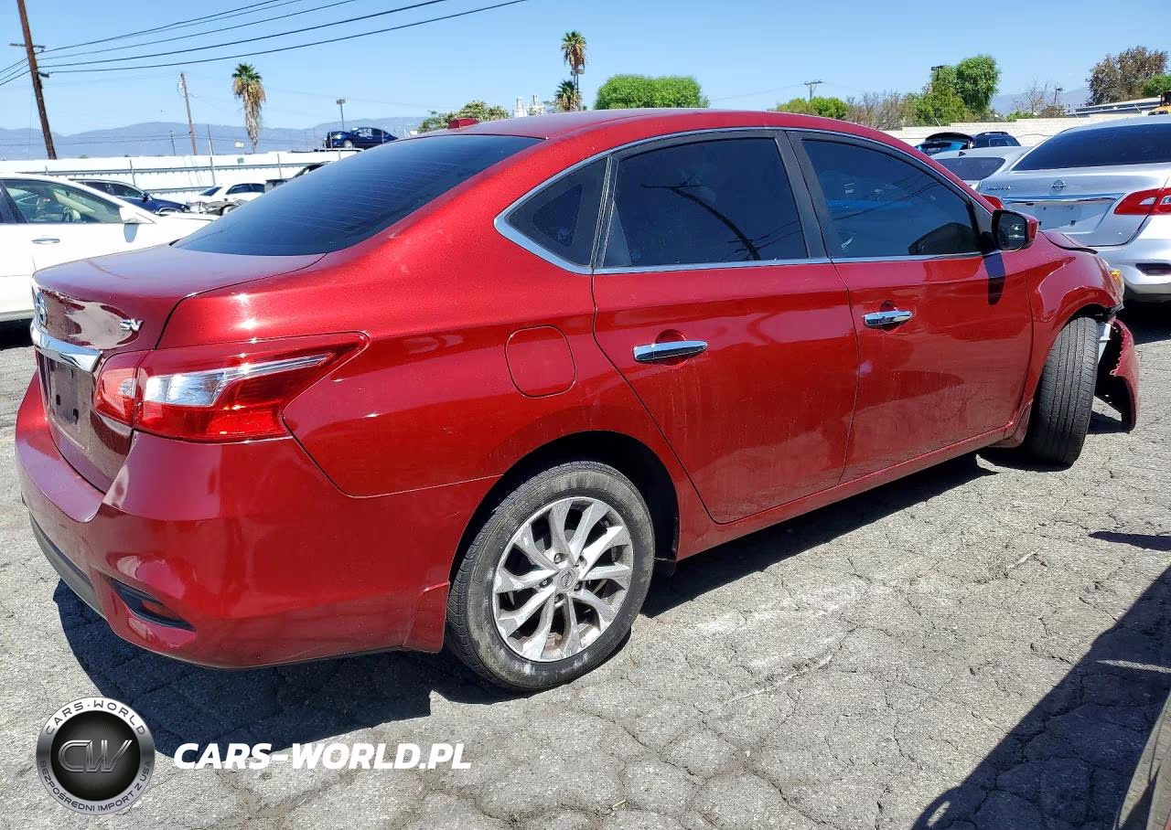 2019 Nissan Sentra Sv VIN:3N1AB7AP6KY357858 - 3