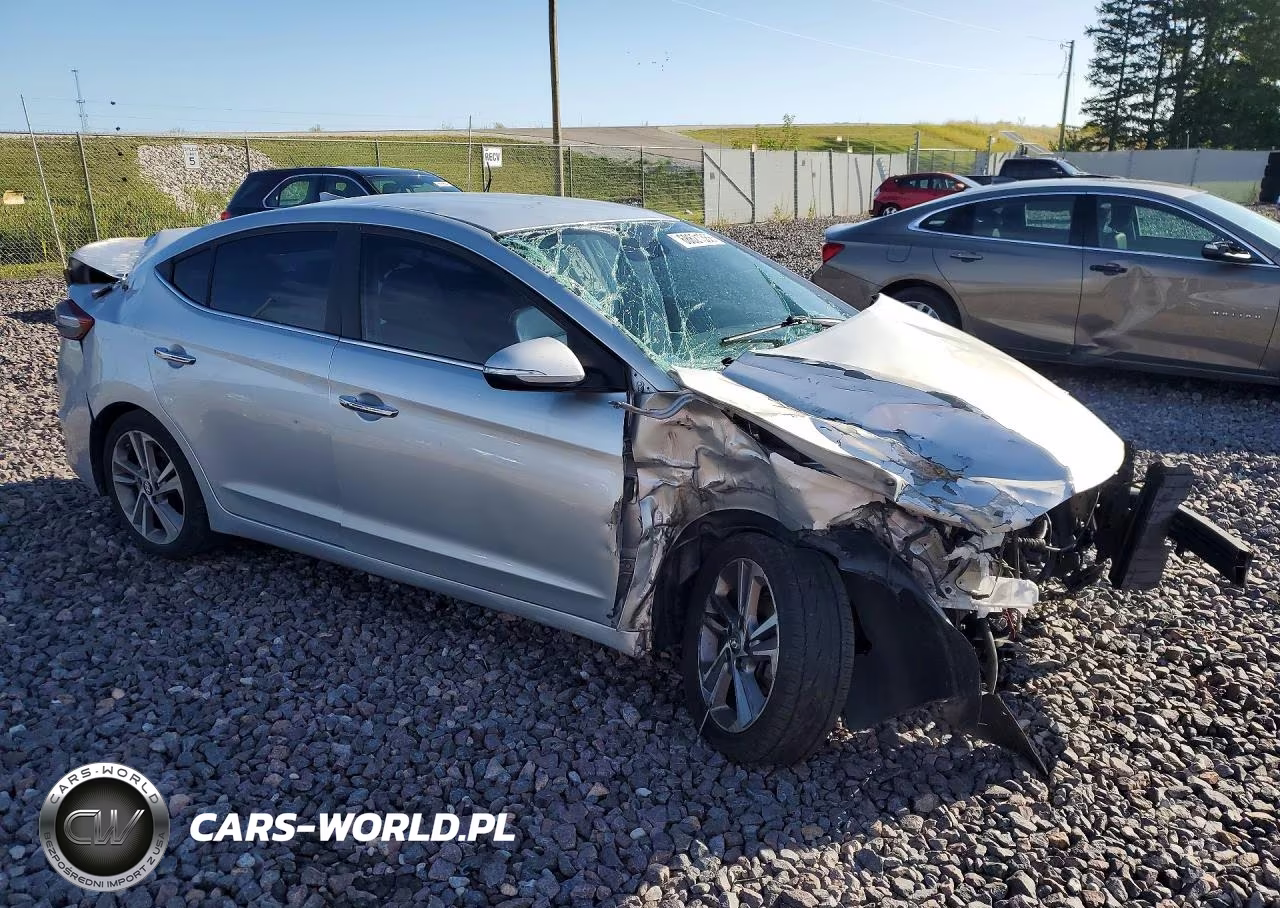 2017 Hyundai Elantra Limited VIN:5NPD84LF0HH056150 - 4