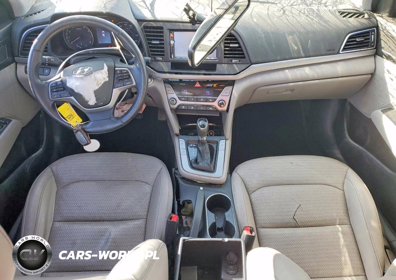 2017 Hyundai Elantra Limited VIN:5NPD84LF0HH056150 - 8