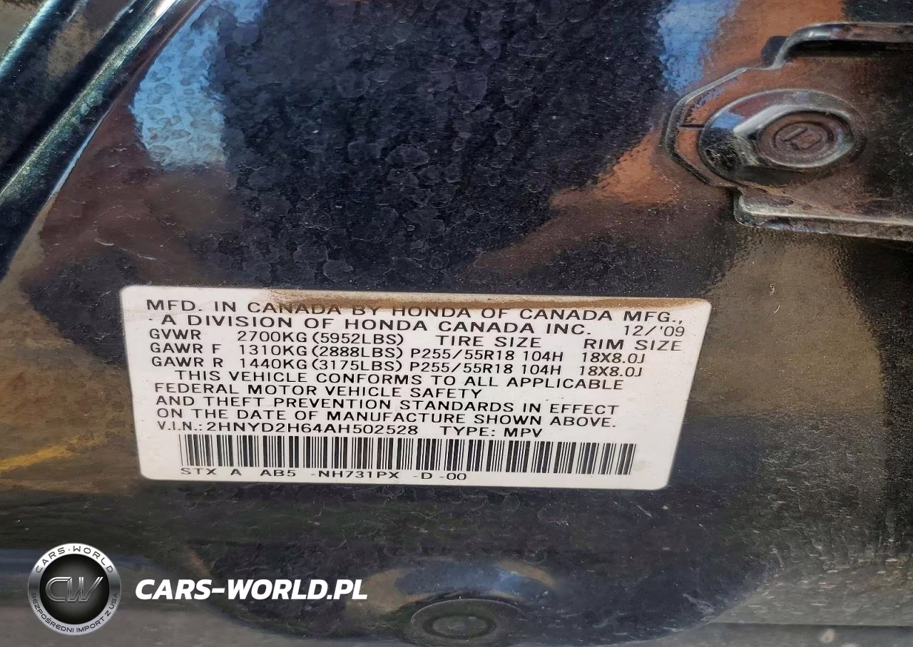 2010 Acura Mdx Technology VIN:2HNYD2H64AH502528 - 13