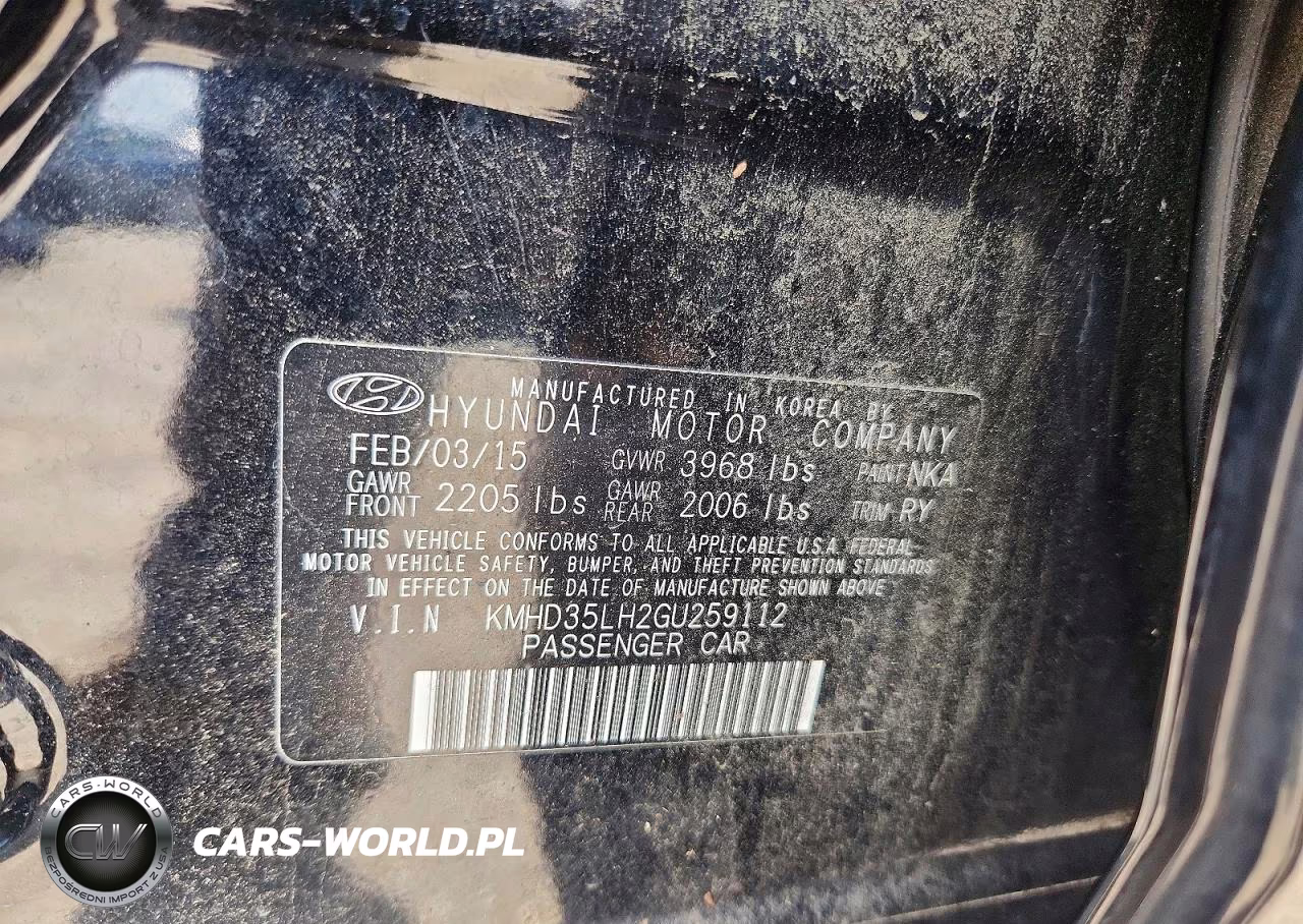 2016 Hyundai Elantra Gt VIN:KMHD35LH2GU259112 - 12