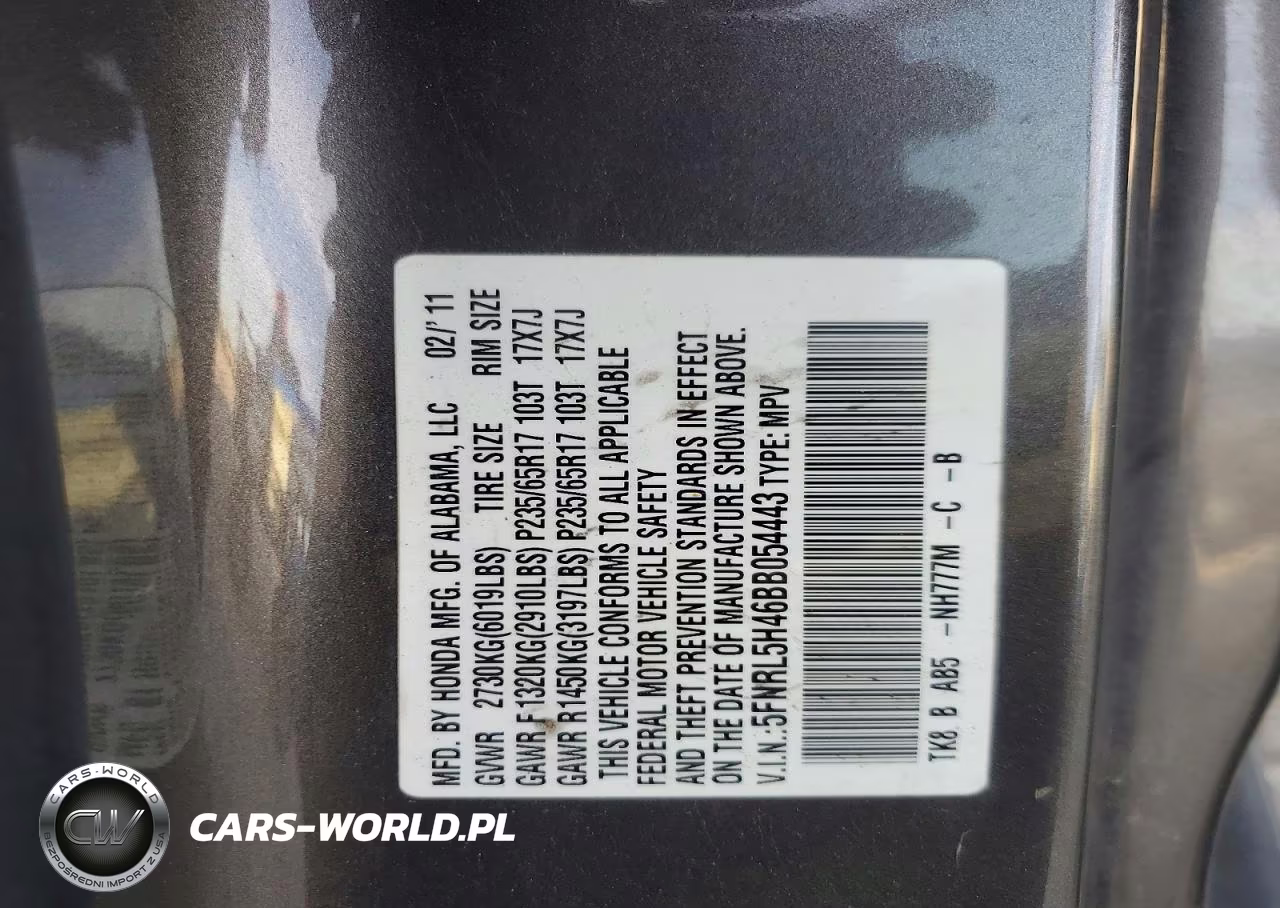 2011 Honda Odyssey Ex VIN:5FNRL5H46BB054443 - 13