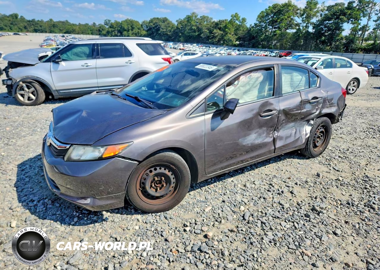 2012 Honda Civic Lx VIN:19XFB2F52CE386578 - 1