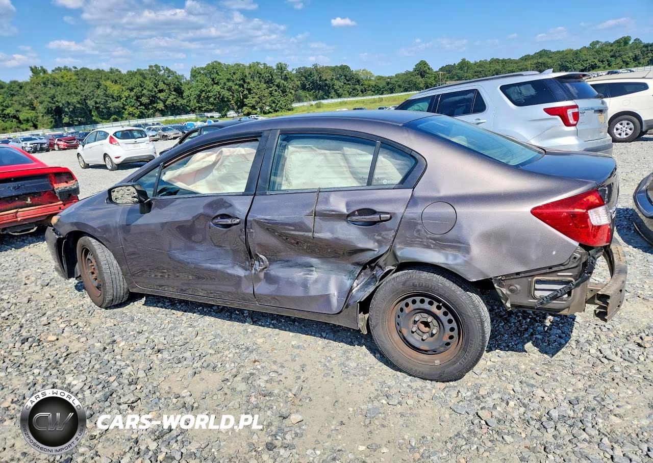 2012 Honda Civic Lx VIN:19XFB2F52CE386578 - 2