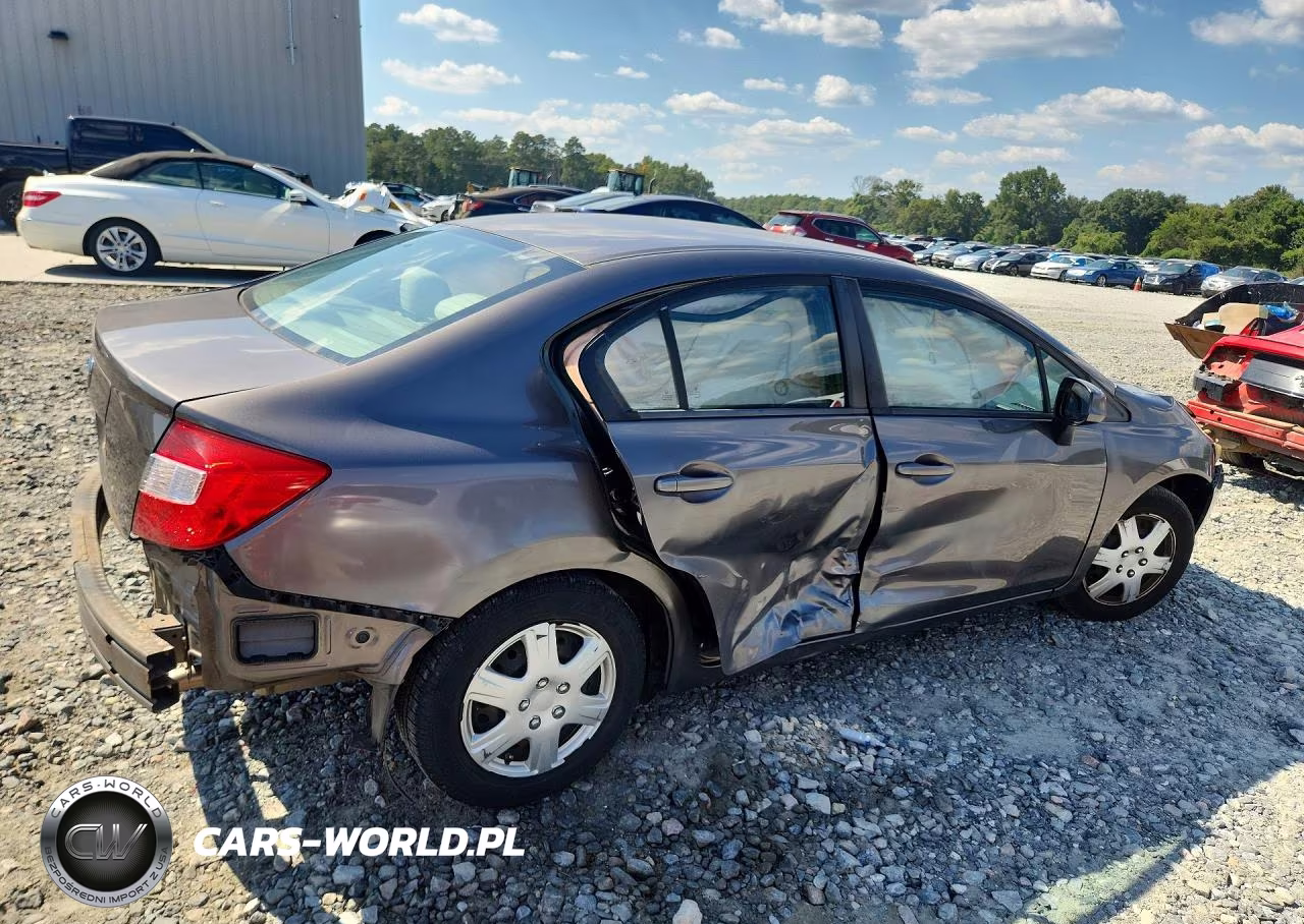 2012 Honda Civic Lx VIN:19XFB2F52CE386578 - 3