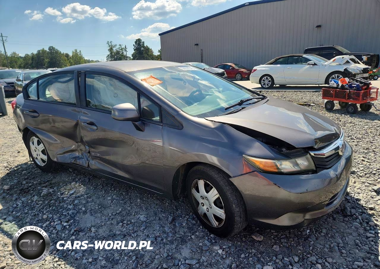 2012 Honda Civic Lx VIN:19XFB2F52CE386578 - 4