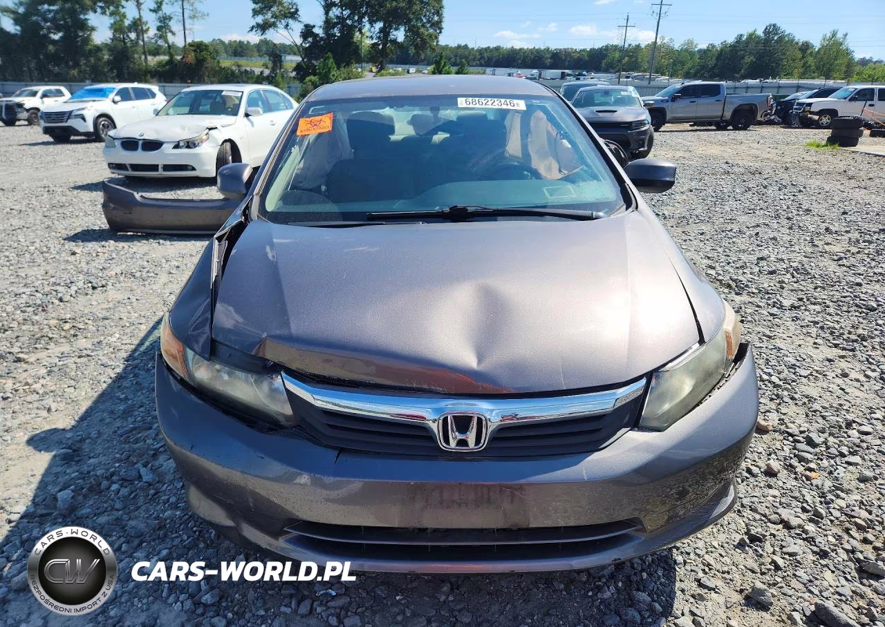 2012 Honda Civic Lx VIN:19XFB2F52CE386578 - 5