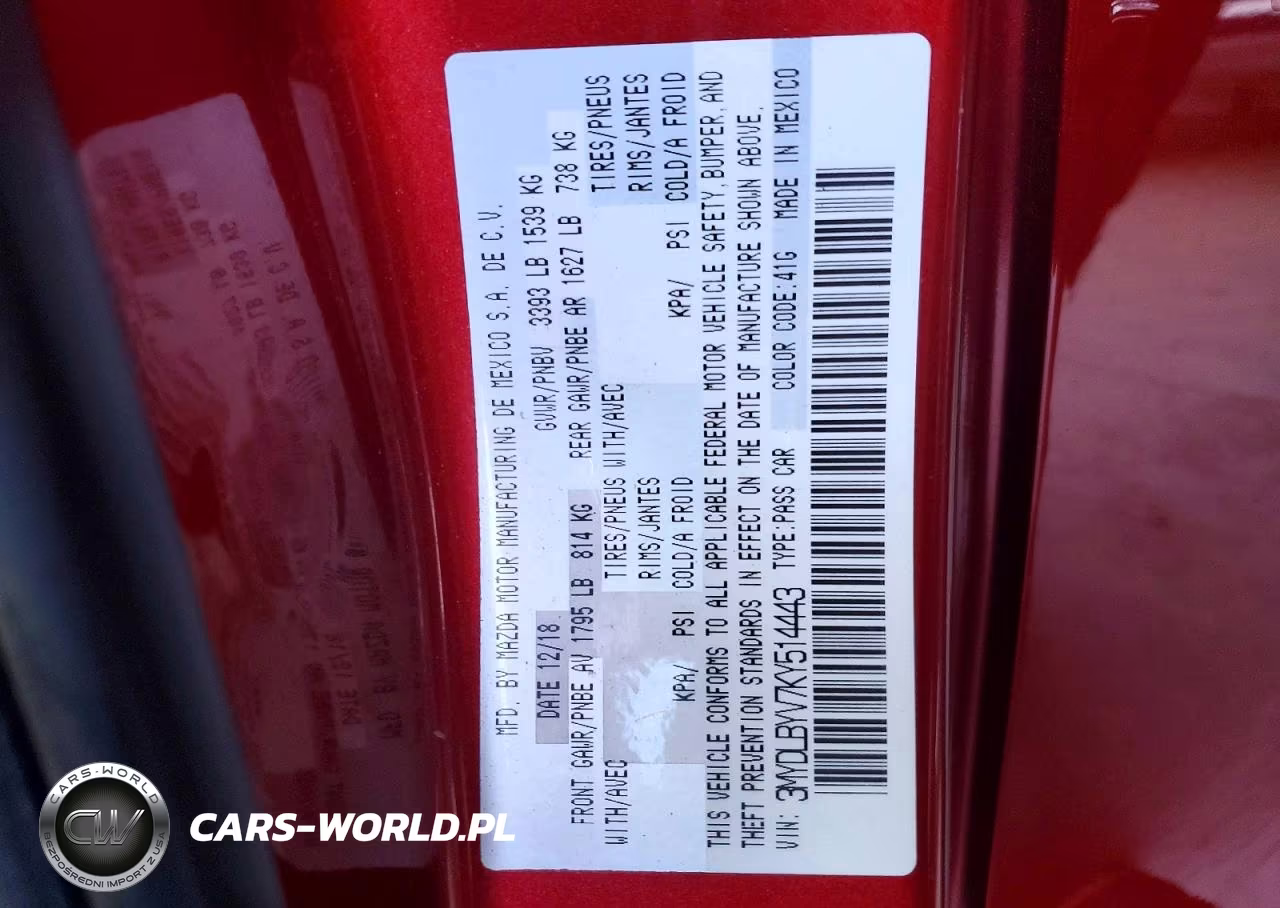 2019 Toyota Yaris Le VIN:3MYDLBYV7KY514443 - 13