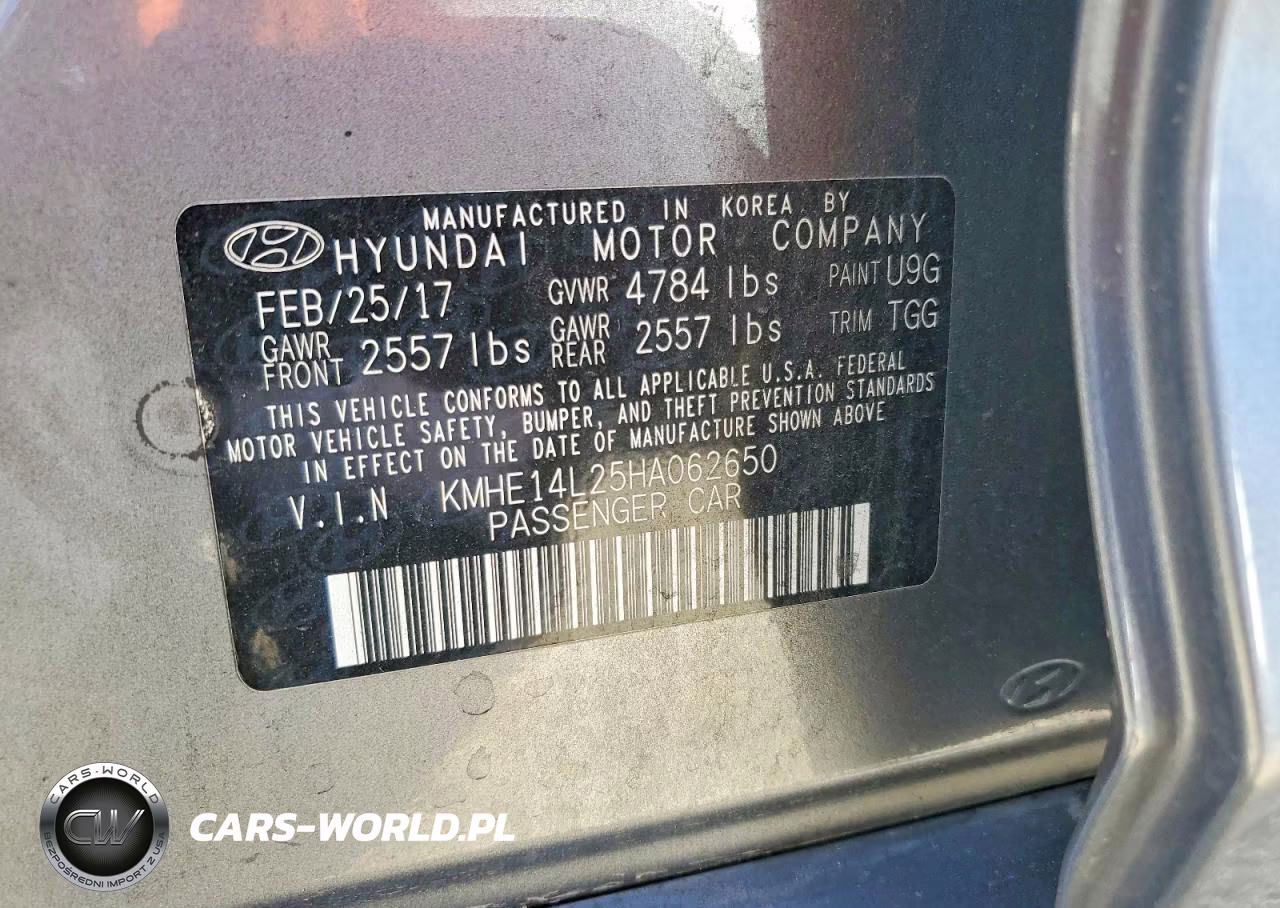 2017 Hyundai Sonata Plug-In Hybrid VIN:KMHE14L25HA062650 - 12