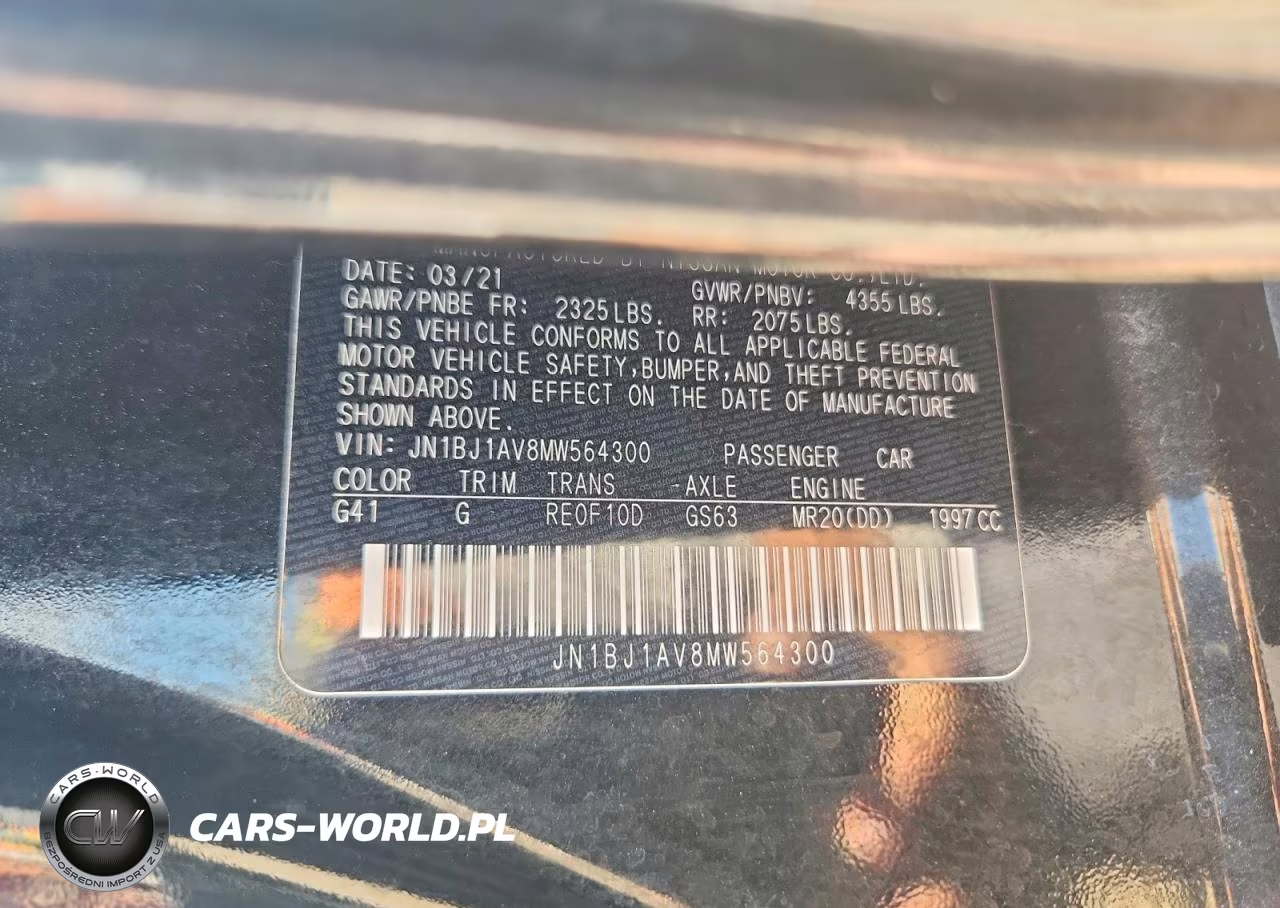 2021 Nissan Rogue Sport S VIN:JN1BJ1AV8MW564300 - 13