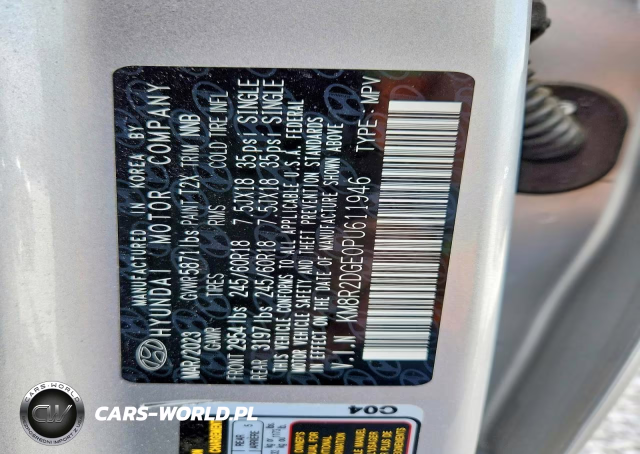 2023 Hyundai Palisade Sel VIN:KM8R2DGE0PU611946 - 13