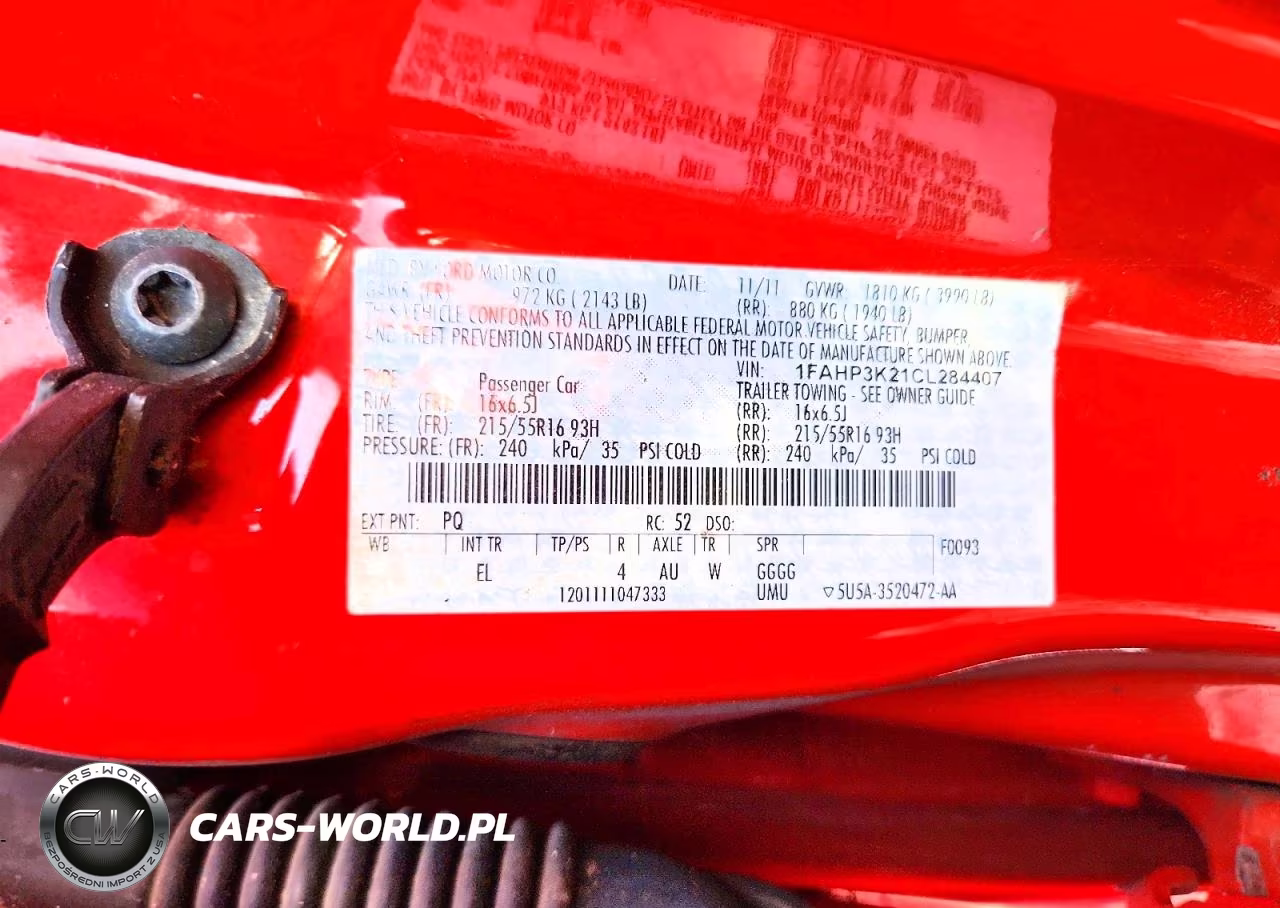 2012 Ford Focus Se VIN:1FAHP3K21CL284407 - 13