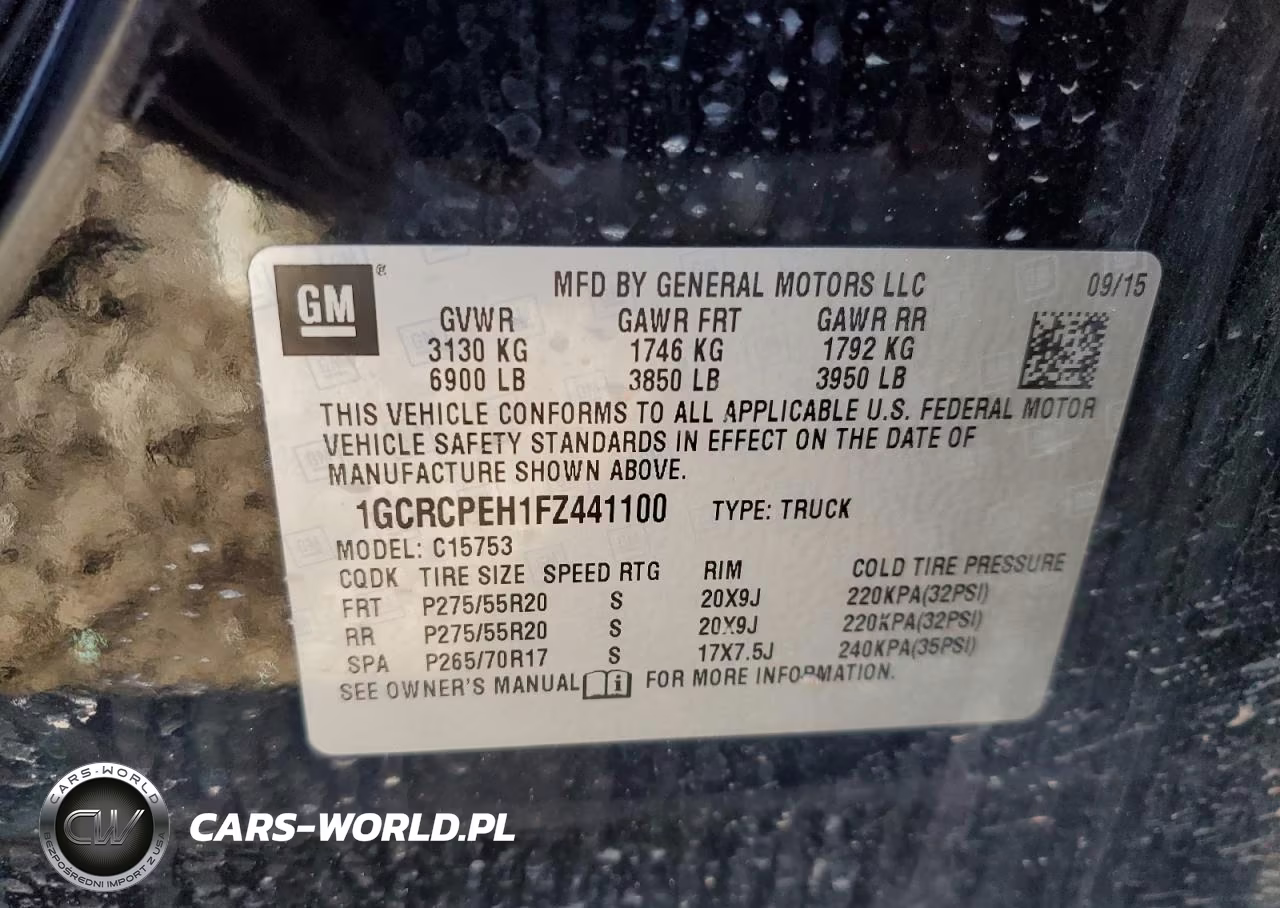 2015 Chevrolet Silverado C1500 VIN:1GCRCPEH1FZ441100 - 13