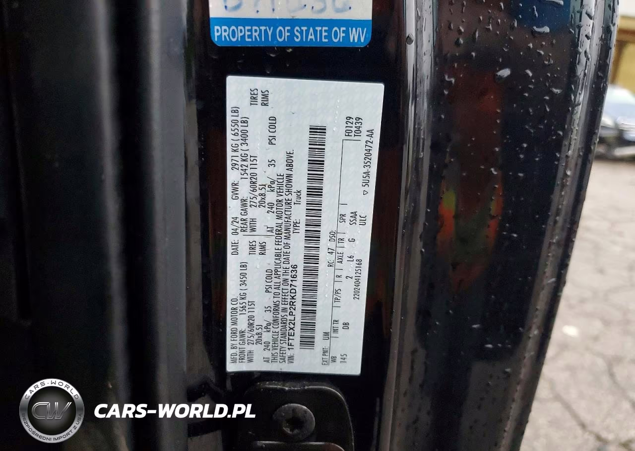 2024 Ford F150 Stx VIN:1FTEX2LP2RKD71636 - 12