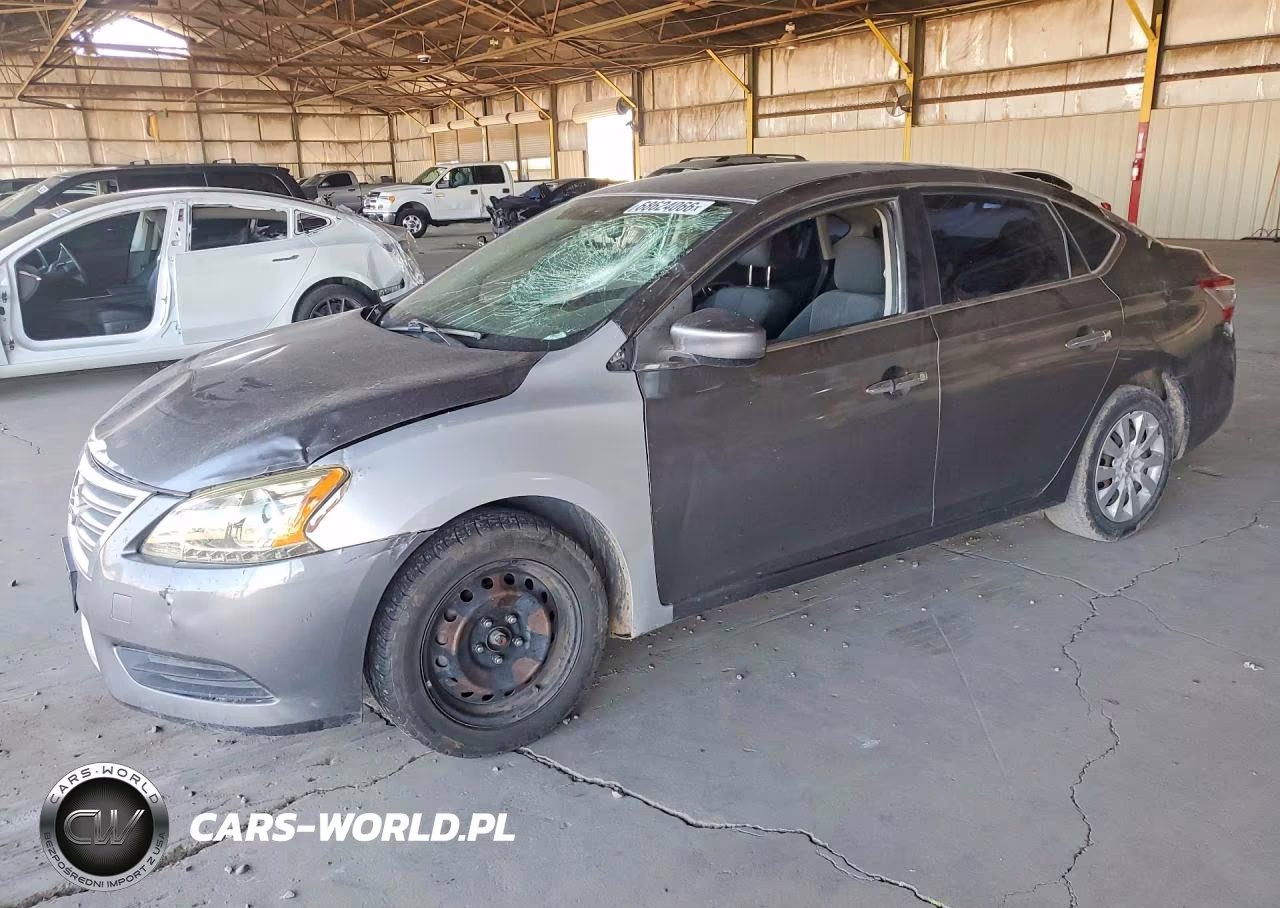 2015 Nissan Sentra Sv VIN:3N1AB7AP4FY256842 - 1