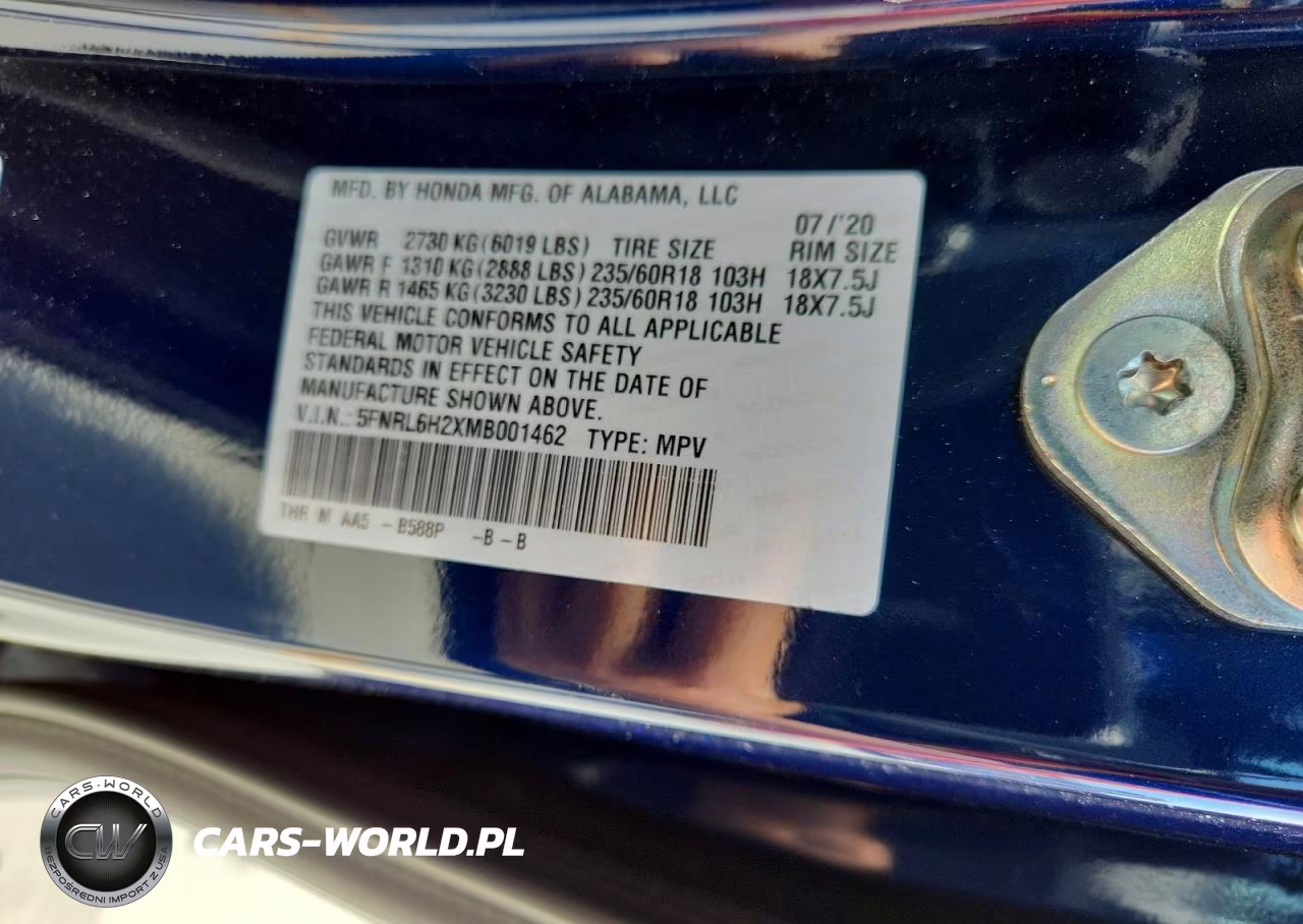 2021 Honda Odyssey Lx VIN:5FNRL6H2XMB001462 - 13