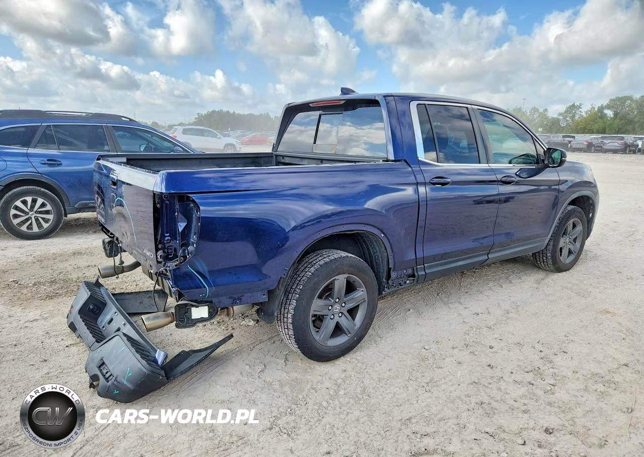 2022 Honda Ridgeline Rtl VIN:5FPYK3F5XNB030771 - 3