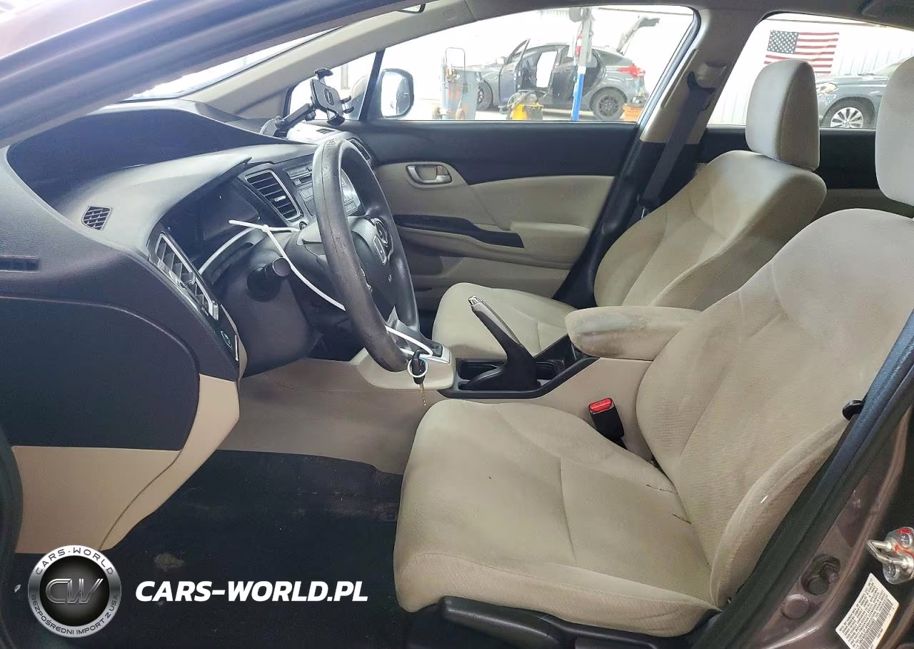 2013 Honda Civic Lx VIN:19XFB2E59DE055385 - 7