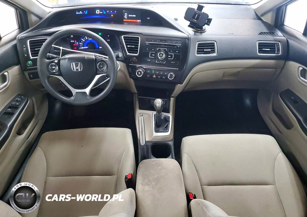 2013 Honda Civic Lx VIN:19XFB2E59DE055385 - 8