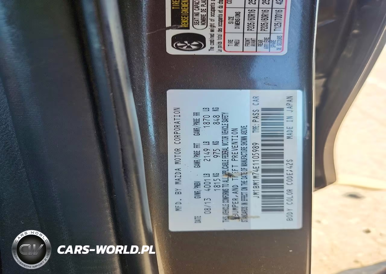 2014 Mazda 3 Grand Touring VIN:JM1BM1M74E1105989 - 12