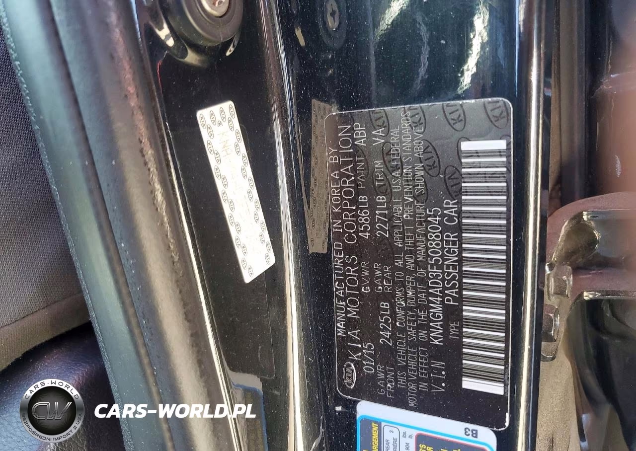 2015 Kia Optima Hybrid VIN:KNAGM4AD3F5088045 - 12