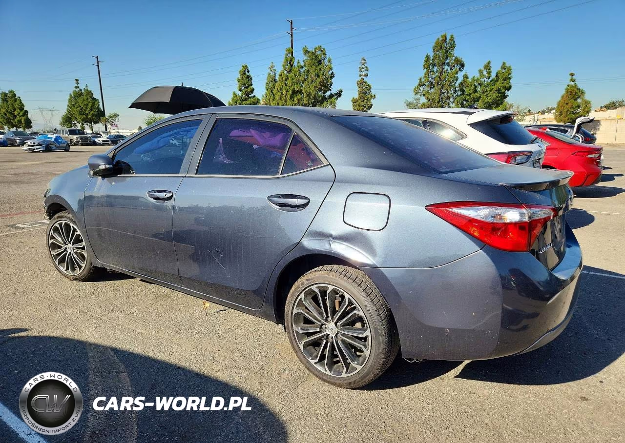 2015 Toyota Corolla S Plus VIN:2T1BURHE3FC337956 - 2
