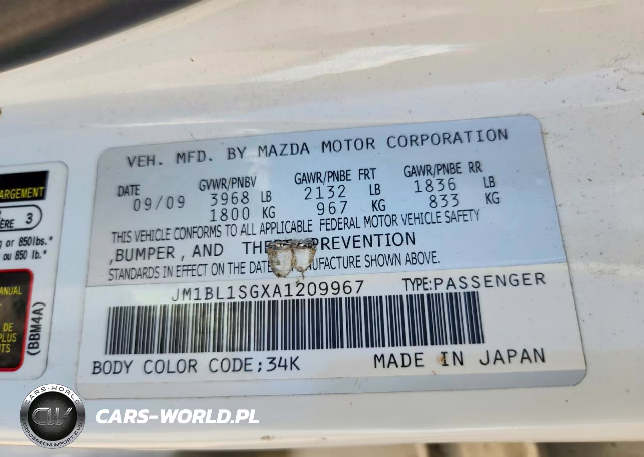 2010 Mazda 3 I VIN:JM1BL1SGXA1209967 - 12
