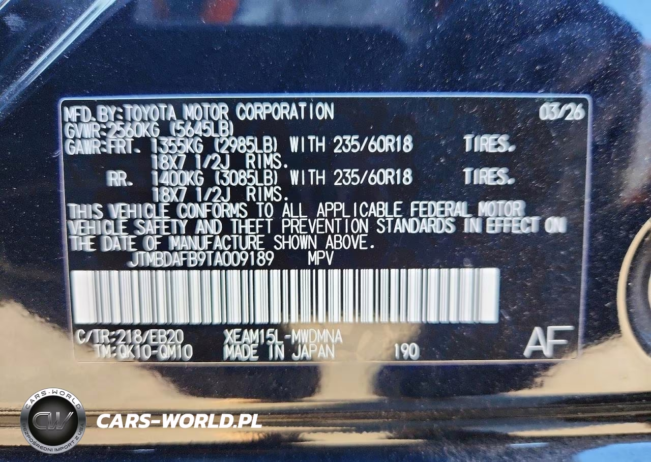 2026 Toyota Bz Xle VIN:JTMBDAFB9TA009189 - 12