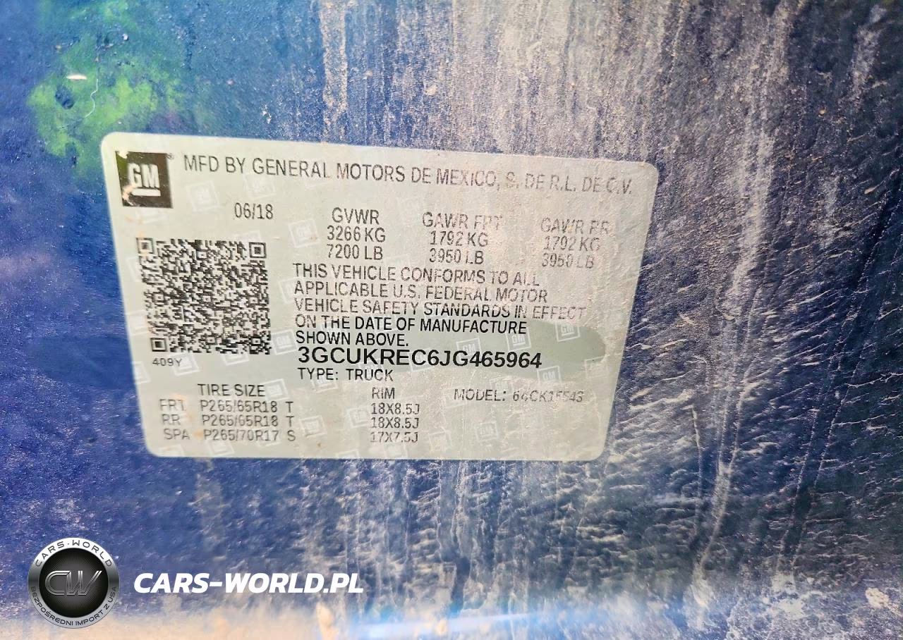 2018 Chevrolet Silverado K1500 Lt VIN:3GCUKREC6JG465964 - 12