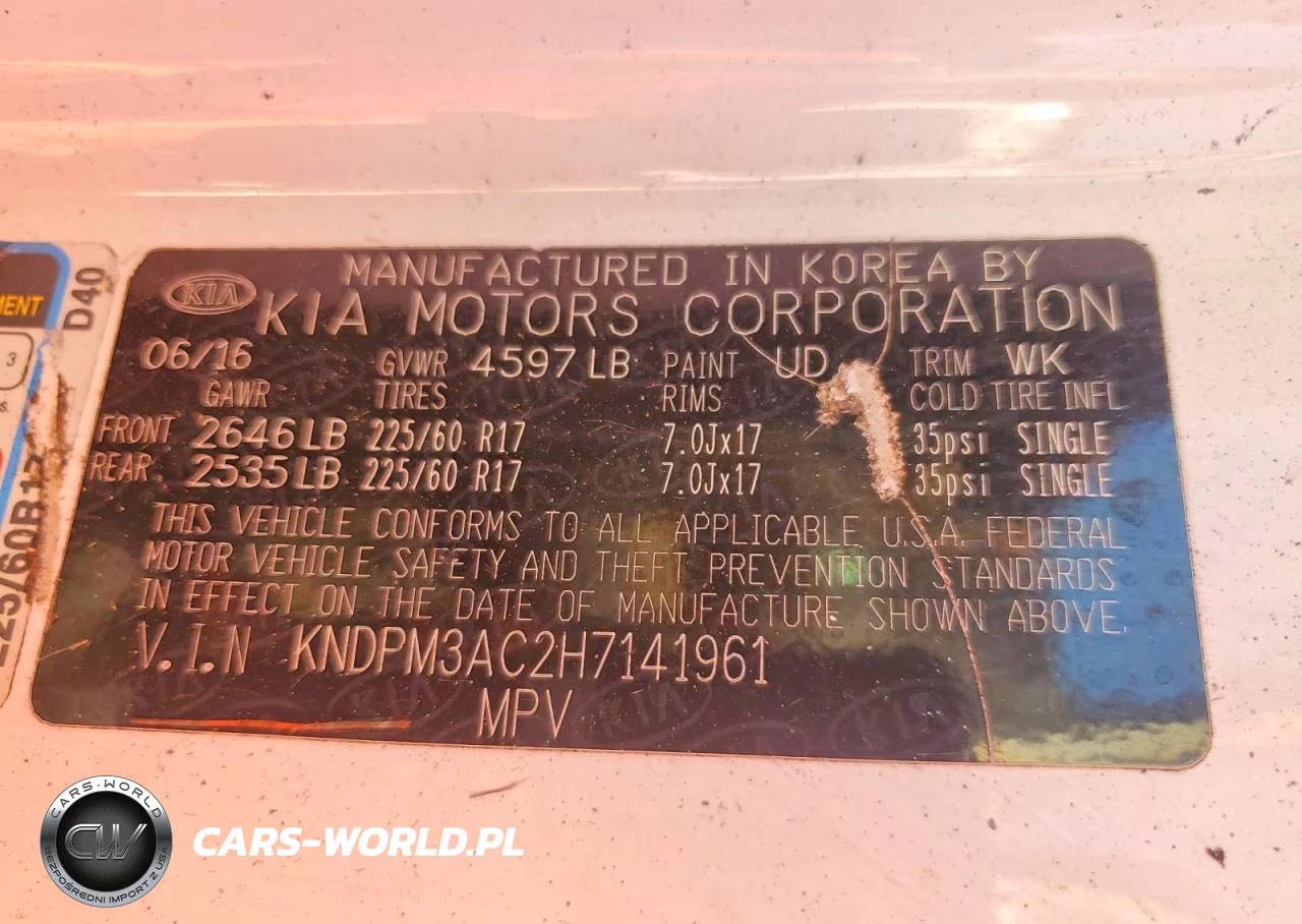 2017 Kia Sportage Lx VIN:KNDPM3AC2H7141961 - 12