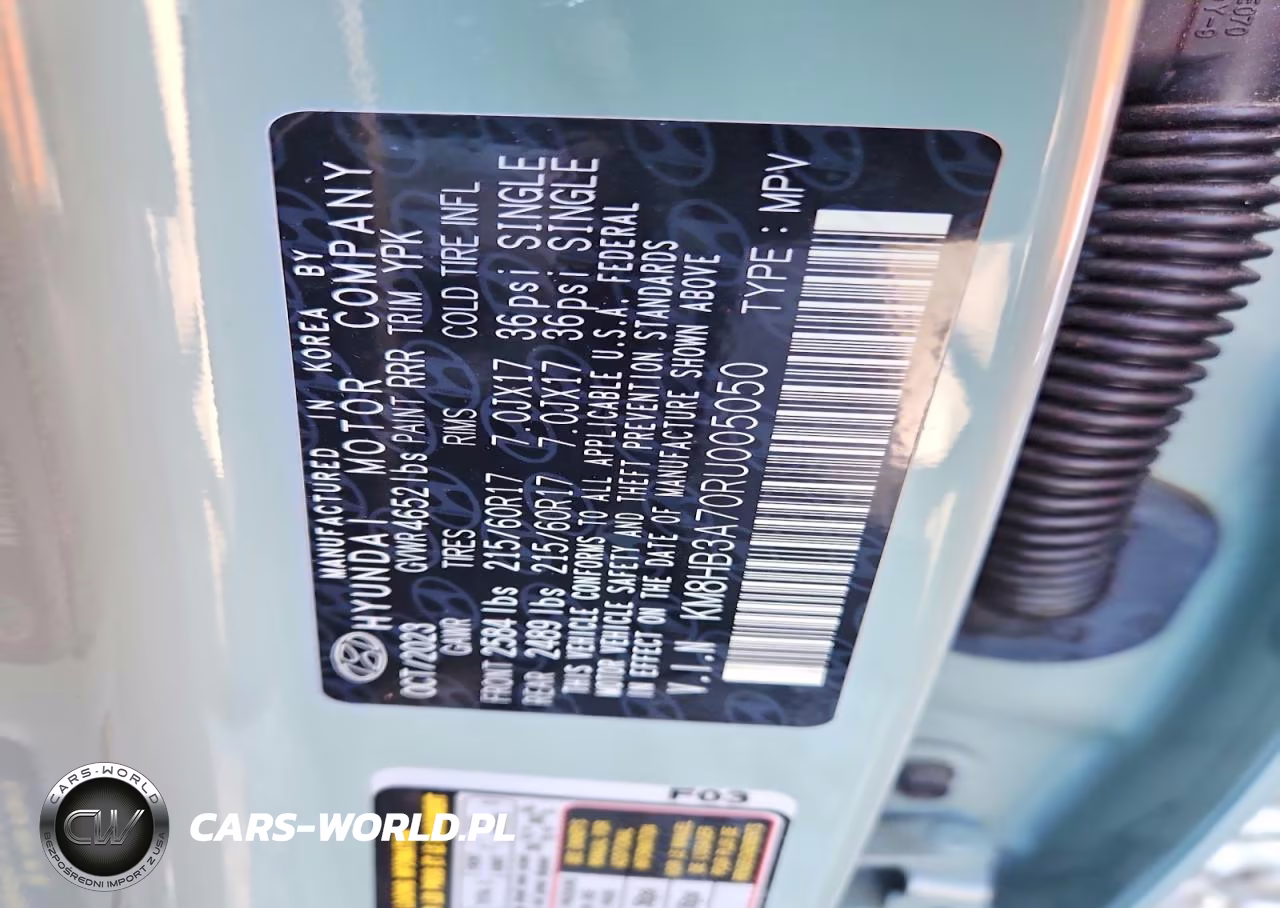 2024 Hyundai Kona Se VIN:KM8HB3A70RU005050 - 13