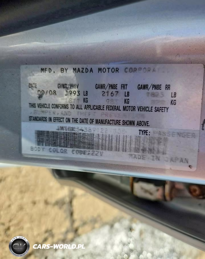 2009 Mazda 3 4D I VIN:JM1BK343891227808 - 12