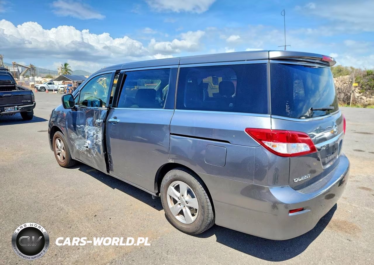 2015 Nissan Quest 3.5 Sv VIN:JN8AE2KPXF9127634 - 2