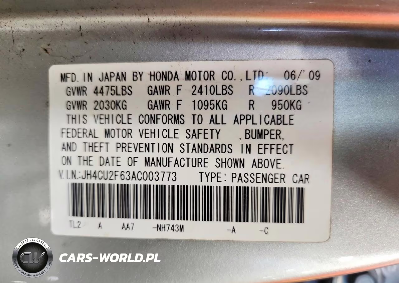 2010 Acura Tsx VIN:JH4CU2F63AC003773 - 12