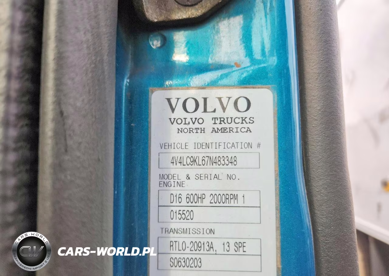 2007 Volvo Vt VIN:4V4LC9KL67N483348 - 12