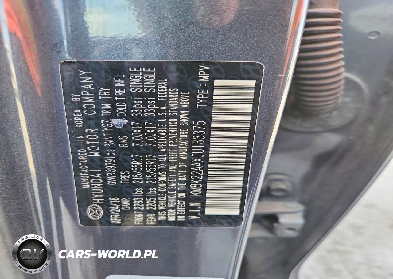 2018 Hyundai Kona Sel VIN:KM8K22AAXJU133375 - 13