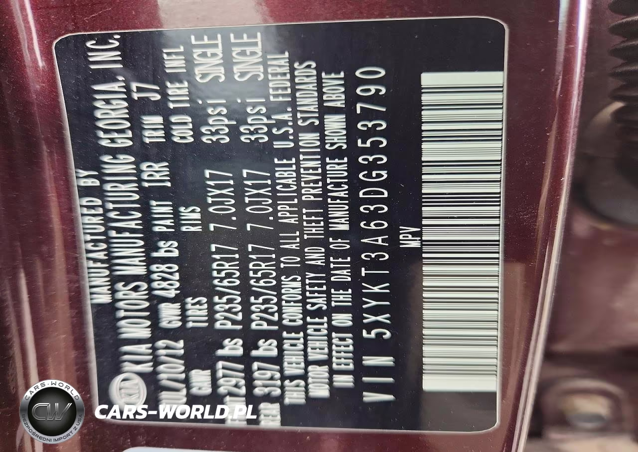2013 Kia Sorento Lx VIN:5XYKT3A63DG353790 - 13