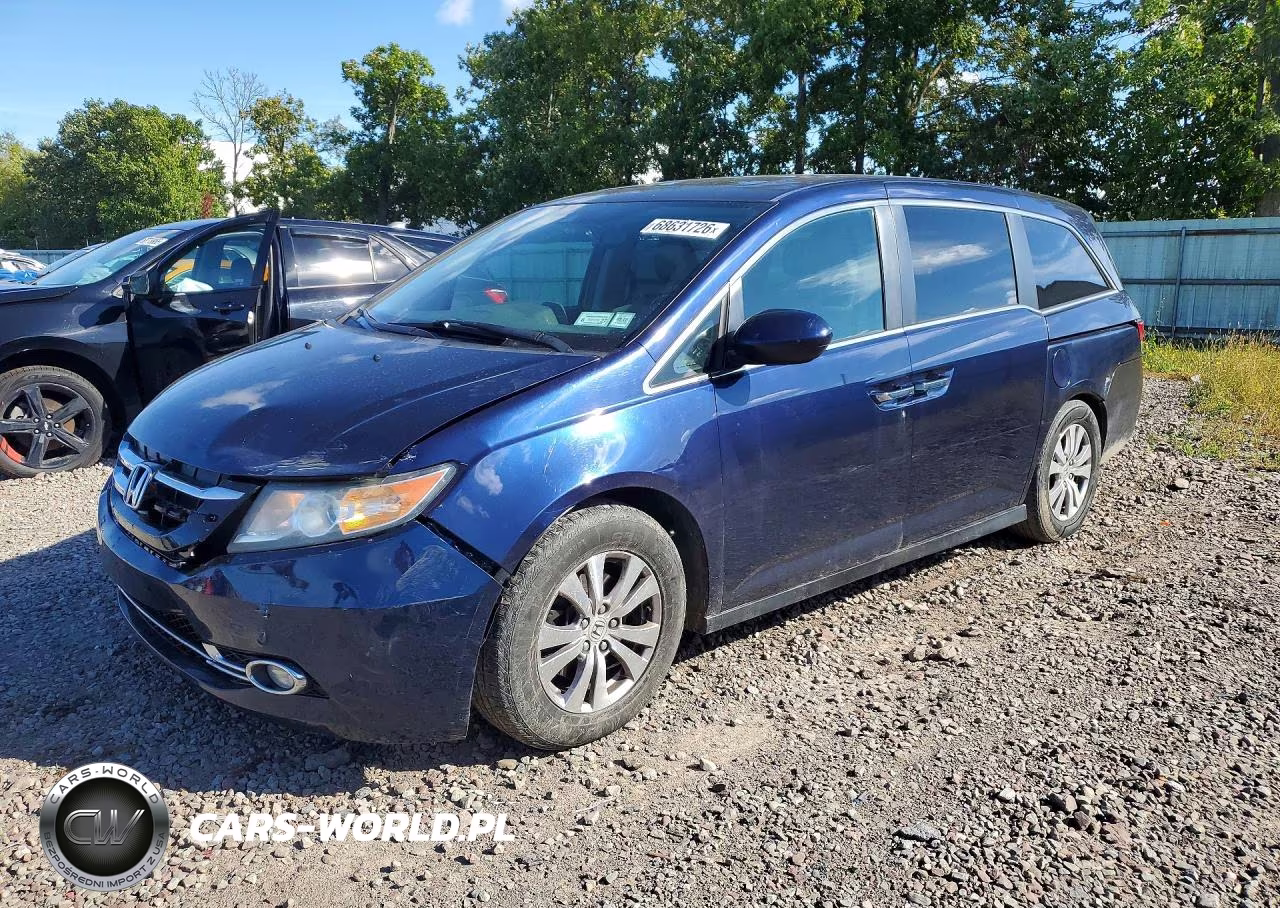 2014 Honda Odyssey Exl VIN:5FNRL5H62EB058544 - 1