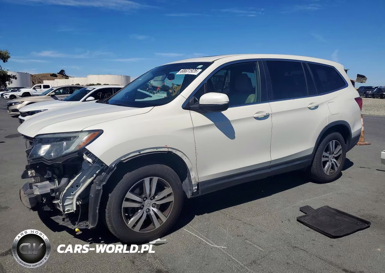 2016 Honda Pilot Exl VIN:5FNYF5H53GB024058 - 1