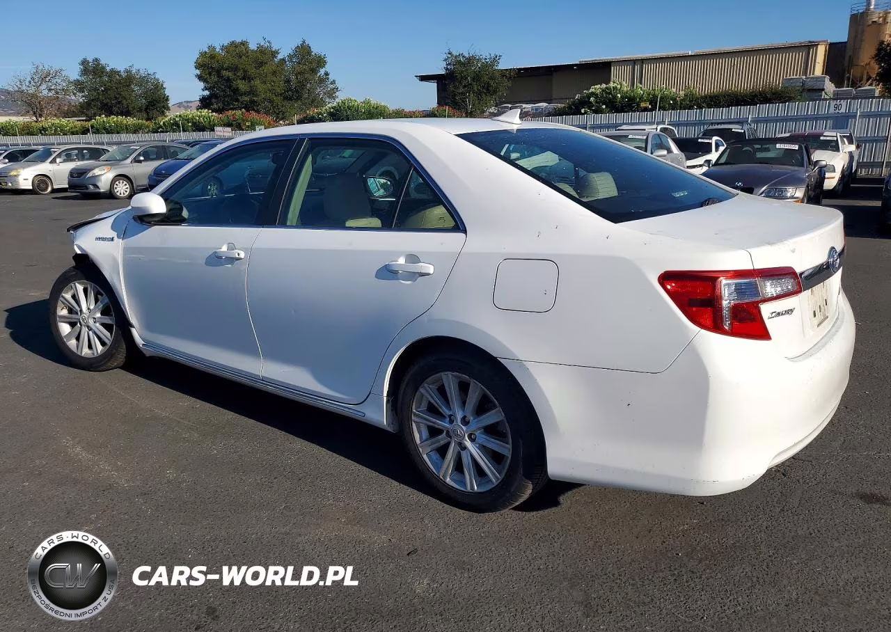 2012 Toyota Camry Hybrid Xle VIN:4T1BD1FK5CU006607 - 2