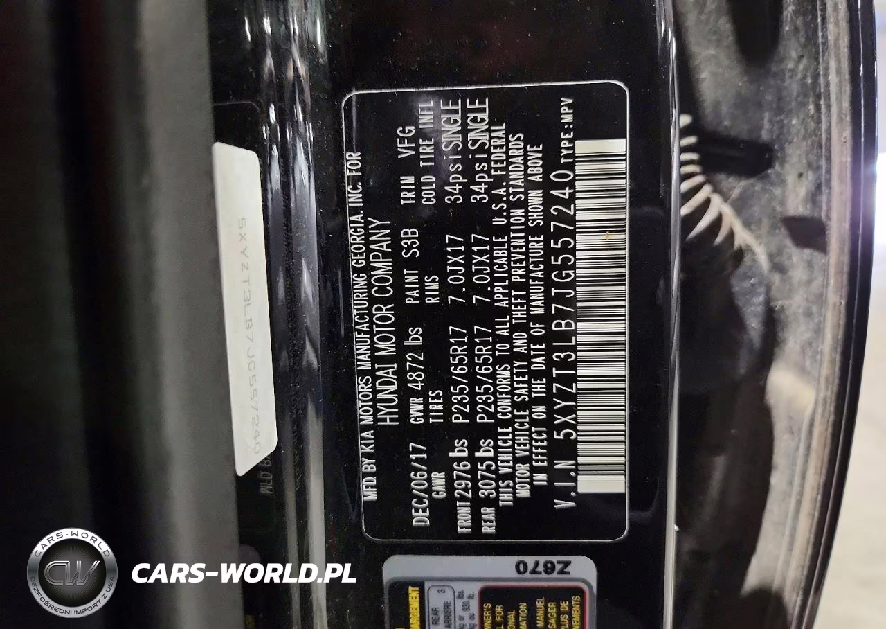 2018 Hyundai Santa Fe Sport 2.4L VIN:5XYZT3LB7JG557240 - 13