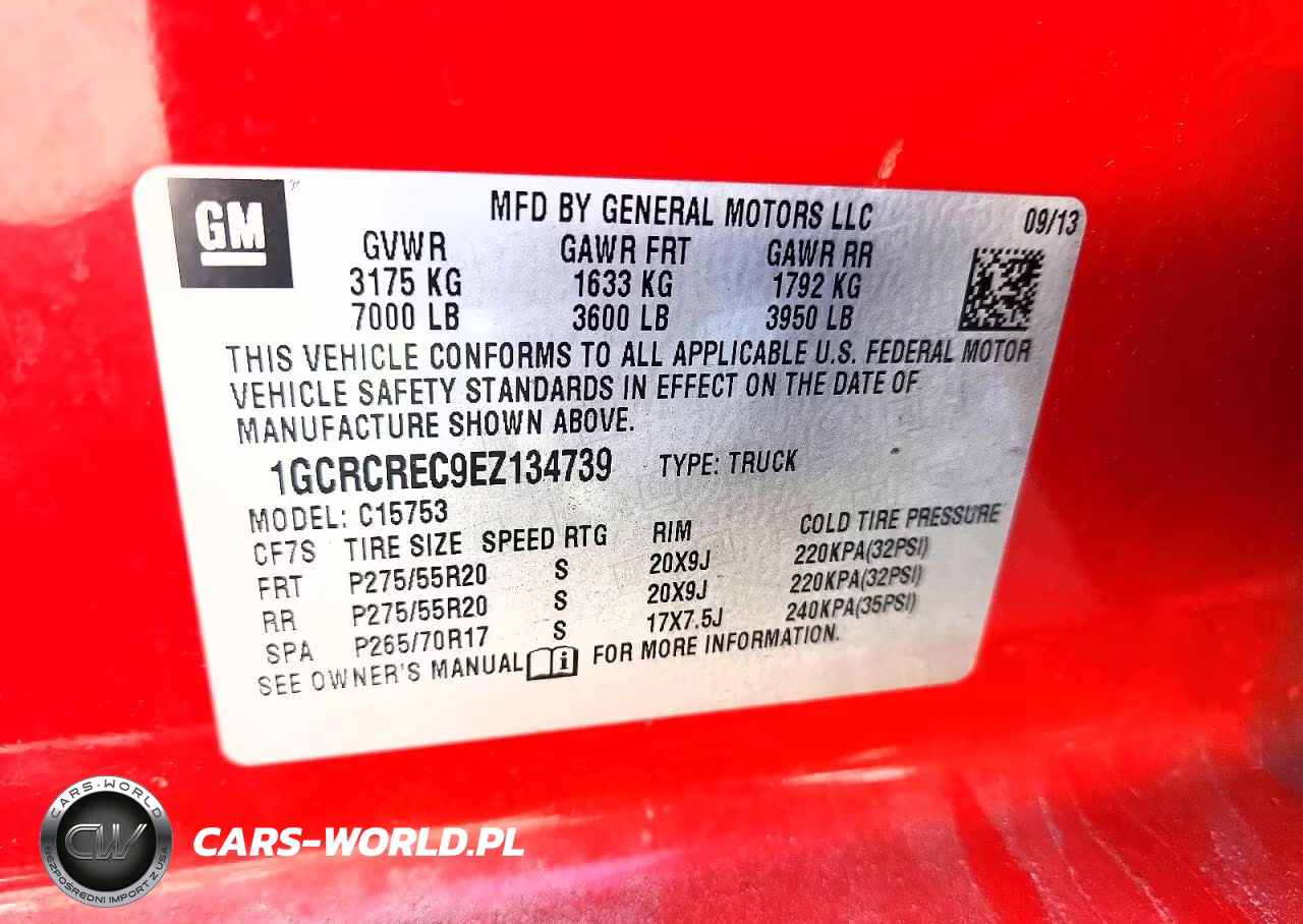 2014 Chevrolet 1500 Silverado VIN:1GCRCREC9EZ134739 - 13