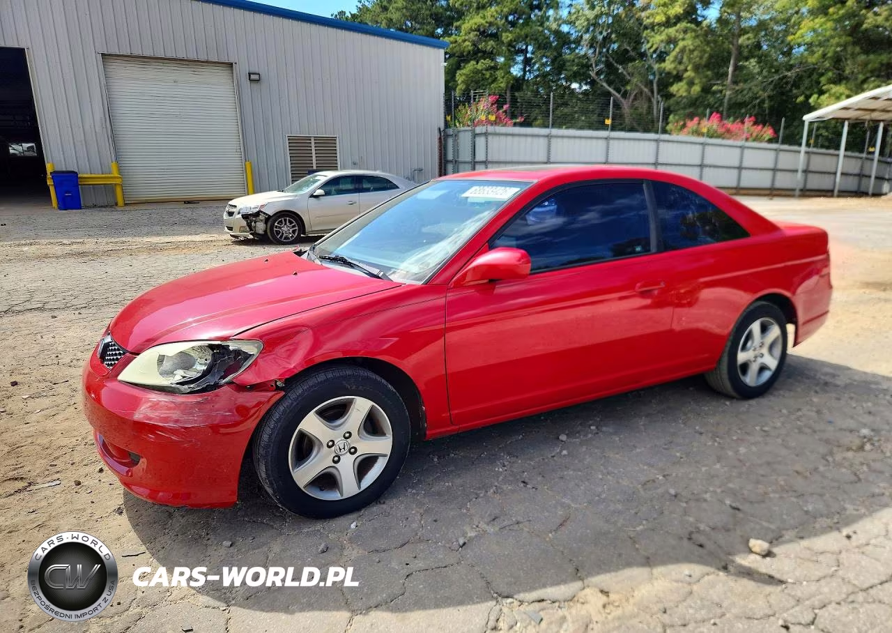 2004 Honda Civic Ex VIN:1HGEM21914L078019 - 1