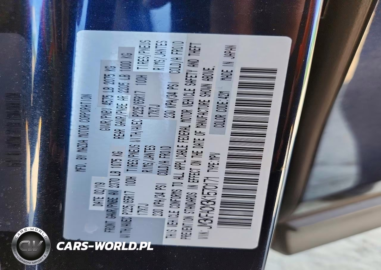2019 Mazda Cx-5 Touring VIN:JM3KFACM3K1570171 - 14