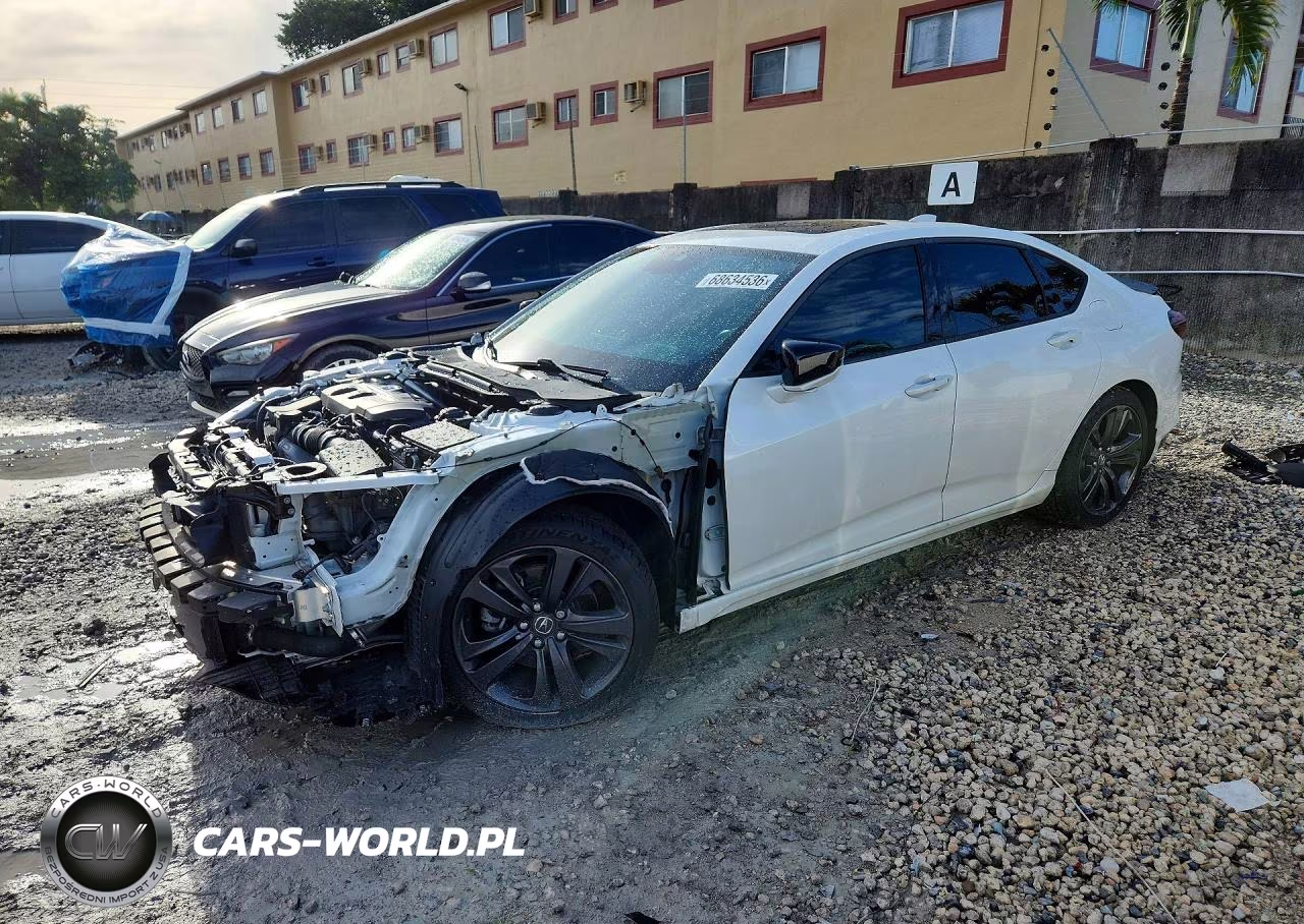 2022 Acura Tlx Tech A VIN:19UUB5F5XNA004460 - 1