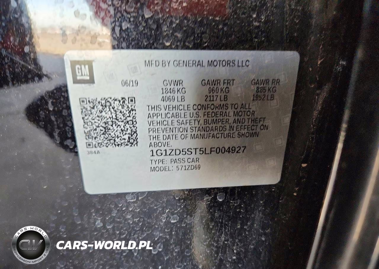 2020 Chevrolet Malibu Lt VIN:1G1ZD5ST5LF004927 - 12