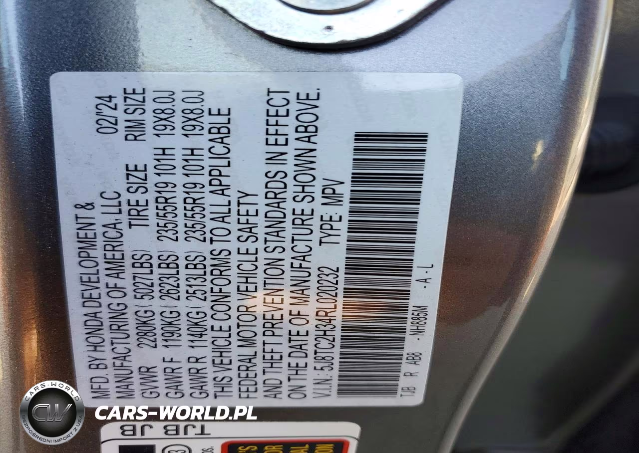 2024 Acura Rdx VIN:5J8TC2H34RL020232 - 13