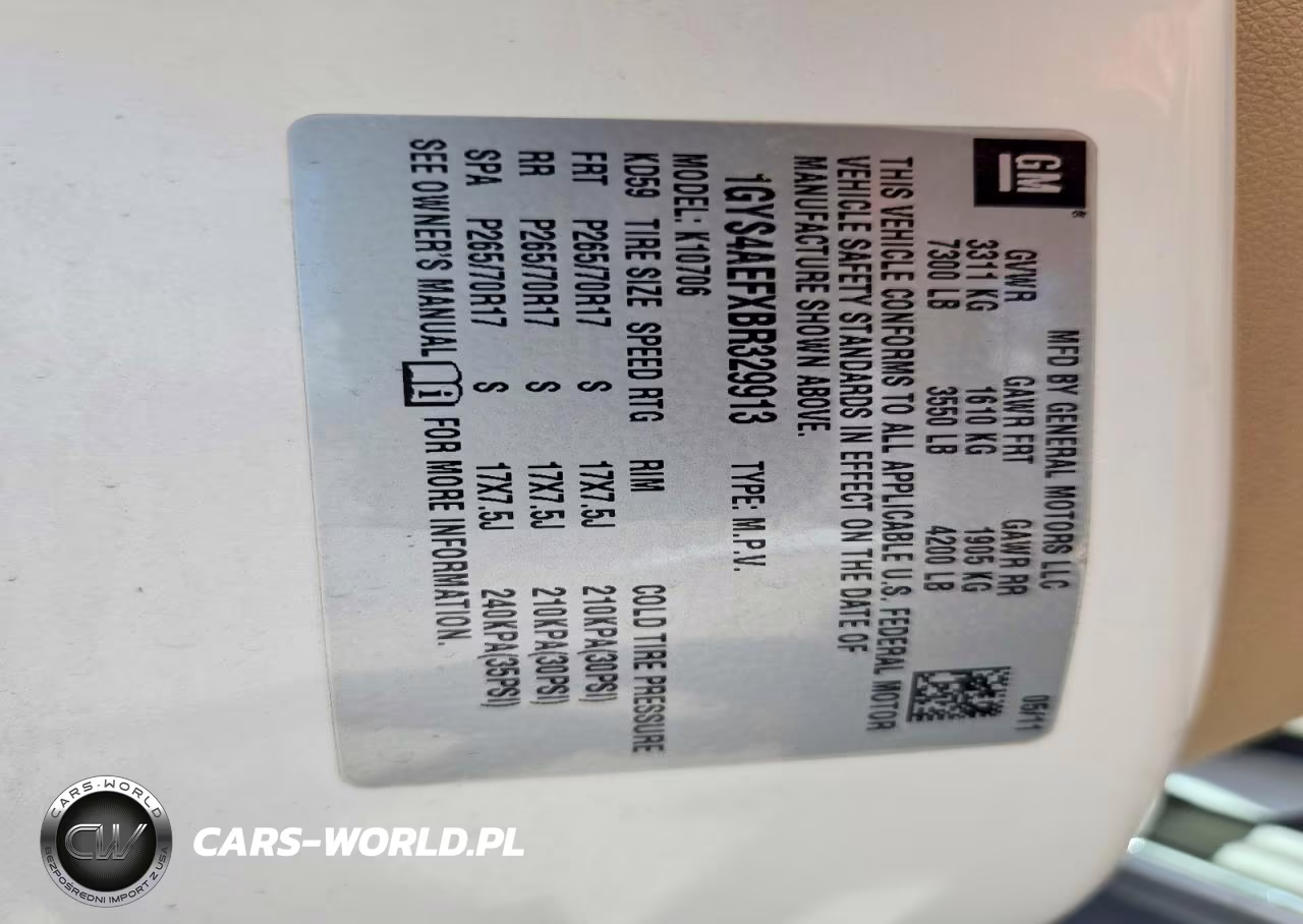 2011 Cadillac Escalade VIN:1GYS4AEFXBR329913 - 13