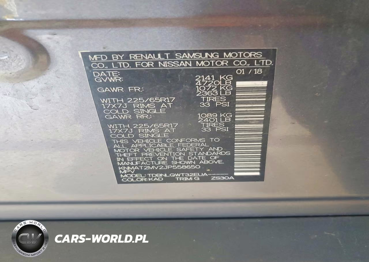 2018 Nissan Rogue Sv VIN:KNMAT2MV2JP558650 - 13