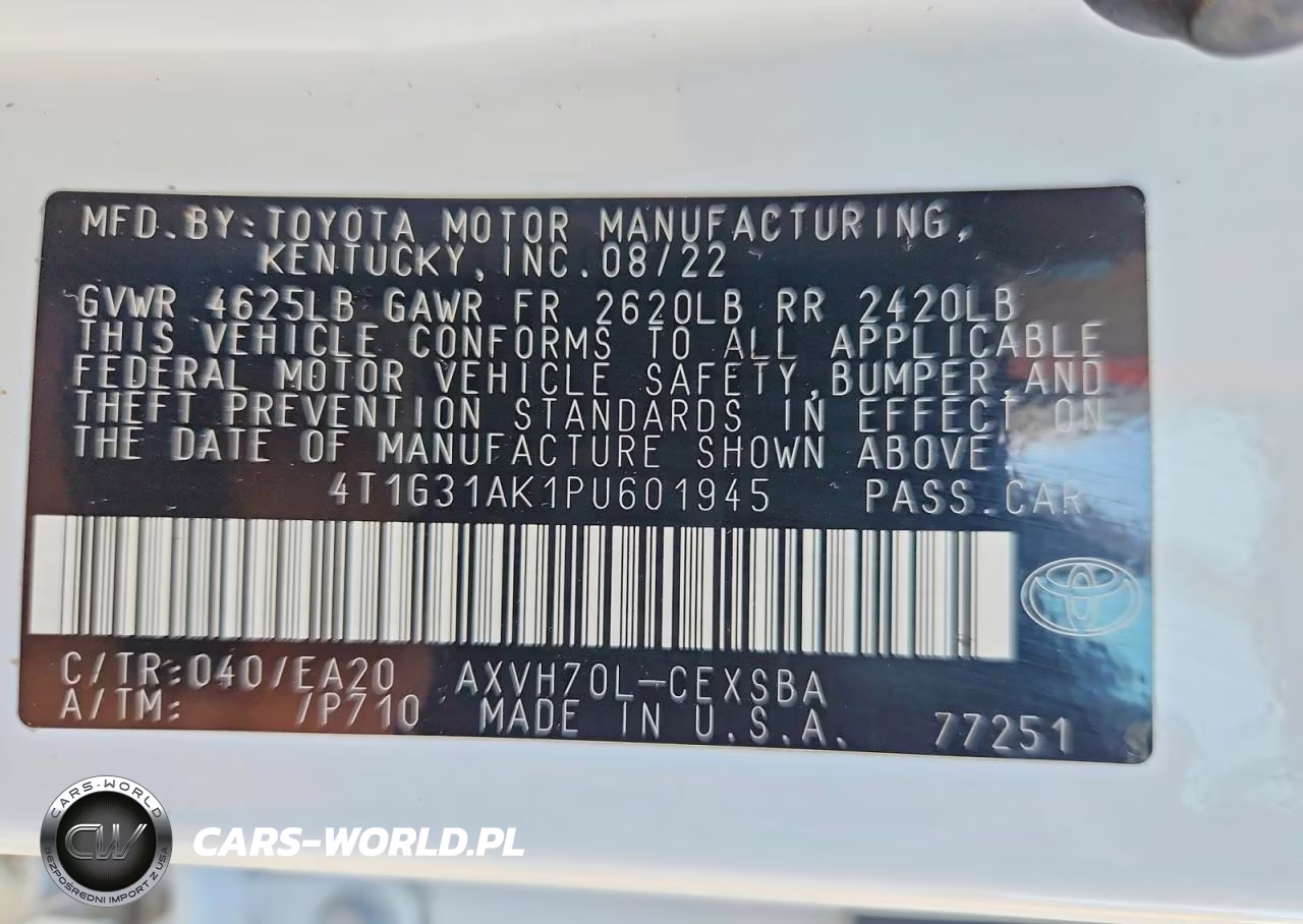 2023 Toyota Camry Hybrid Se VIN:4T1G31AK1PU601945 - 13